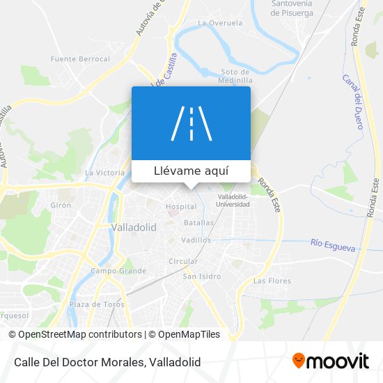 Mapa Calle Del Doctor Morales