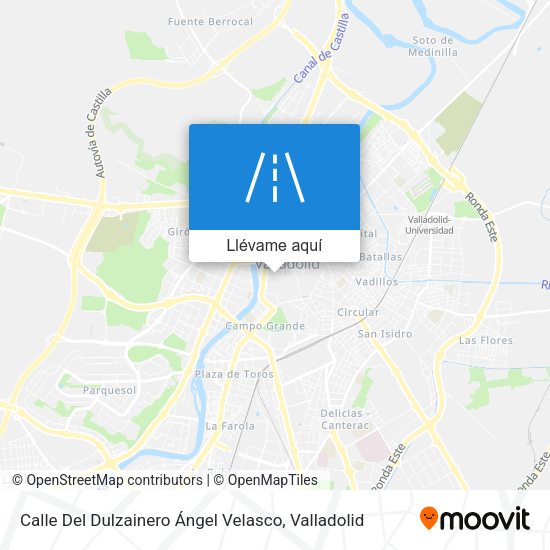 Mapa Calle Del Dulzainero Ángel Velasco