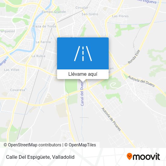 Mapa Calle Del Espigüete