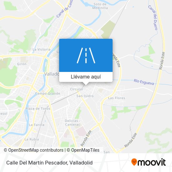 Mapa Calle Del Martín Pescador