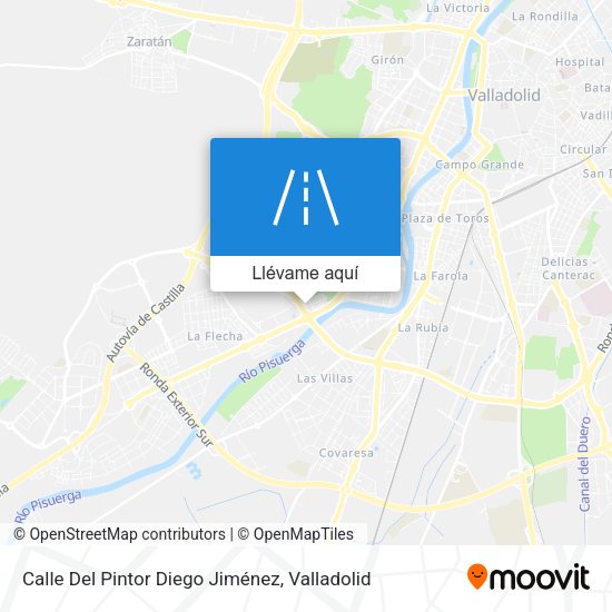 Mapa Calle Del Pintor Diego Jiménez