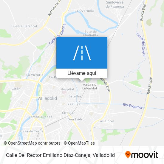 Mapa Calle Del Rector Emiliano Díaz-Caneja