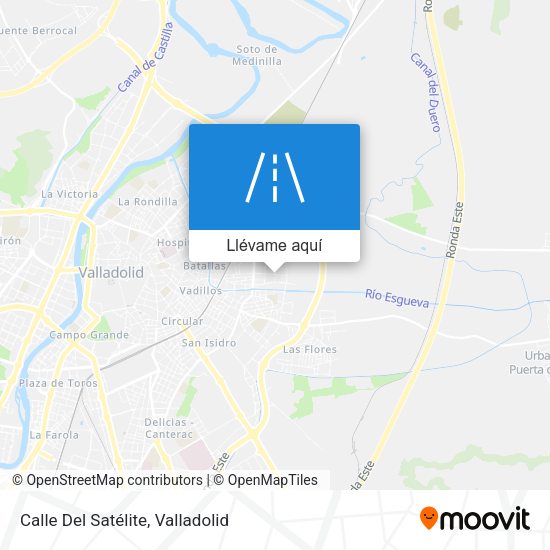 Mapa Calle Del Satélite