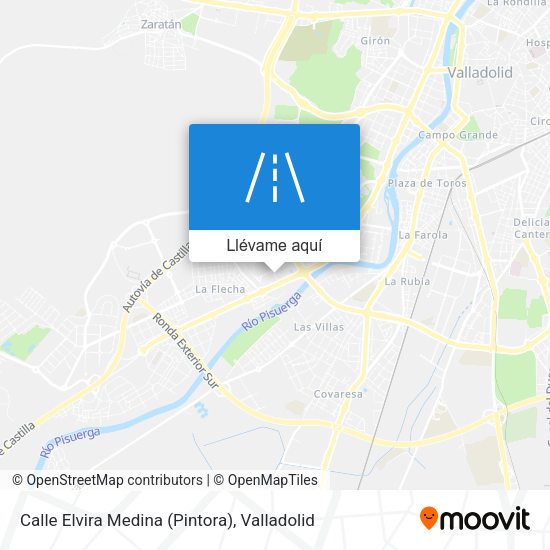 Mapa Calle Elvira Medina (Pintora)