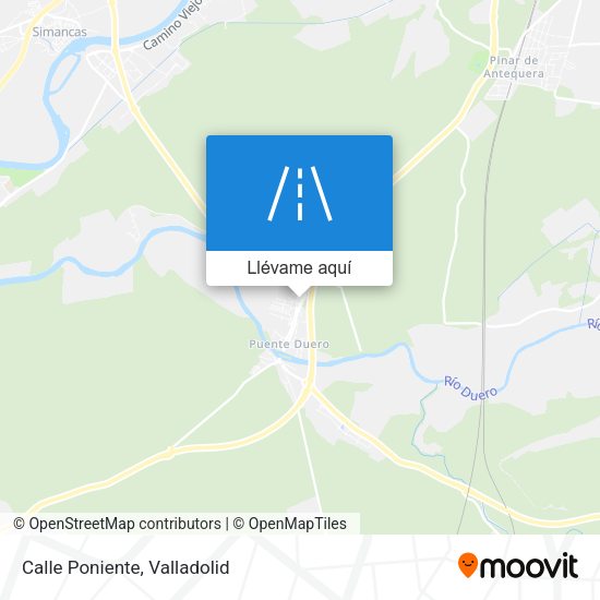 Mapa Calle Poniente