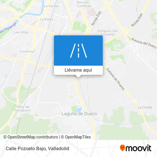 Mapa Calle Pozuelo Bajo