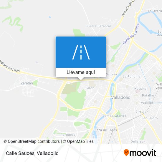 Mapa Calle Sauces