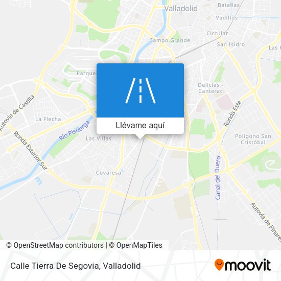 Mapa Calle Tierra De Segovia