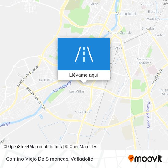 Mapa Camino Viejo De Simancas