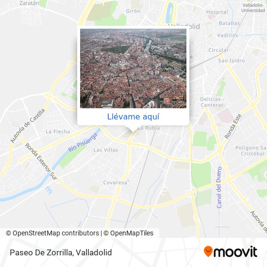 Mapa Paseo De Zorrilla