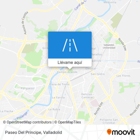 Mapa Paseo Del Príncipe