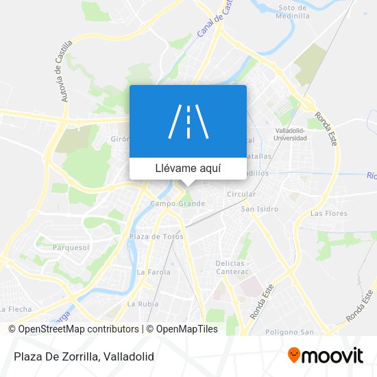 Mapa Plaza De Zorrilla