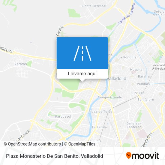 Mapa Plaza Monasterio De San Benito