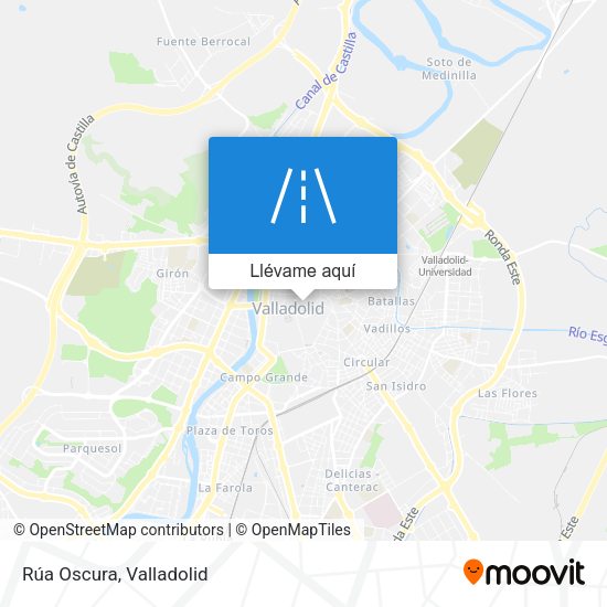 Mapa Rúa Oscura