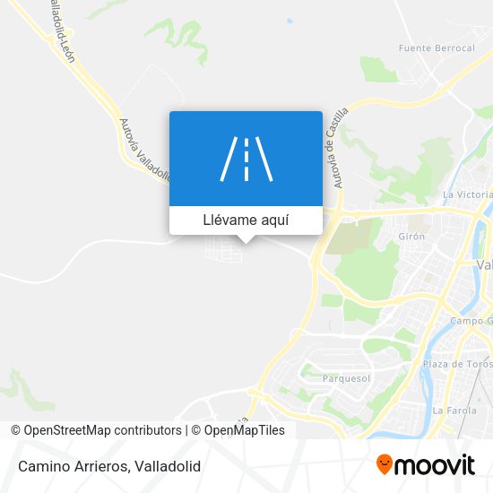 Mapa Camino Arrieros
