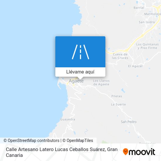Mapa Calle Artesano Latero Lucas Ceballos Suárez