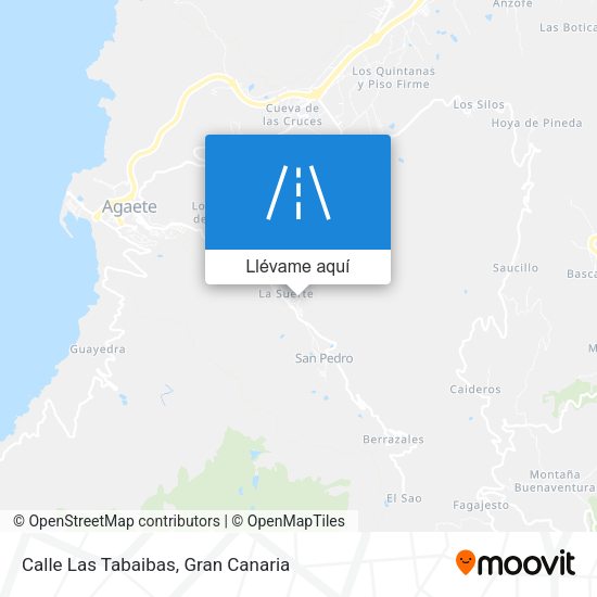 Mapa Calle Las Tabaibas