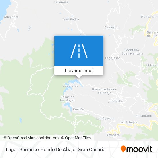 Mapa Lugar Barranco Hondo De Abajo