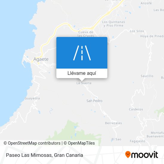 Mapa Paseo Las Mimosas