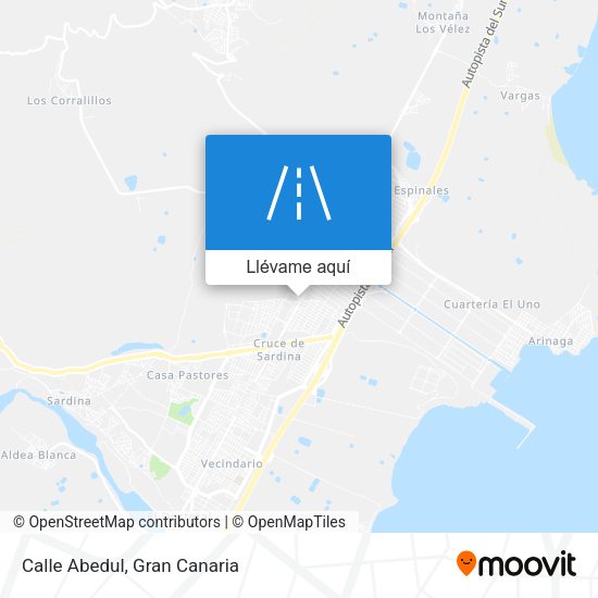 Mapa Calle Abedul