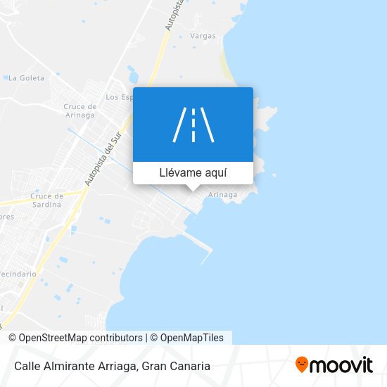 Mapa Calle Almirante Arriaga