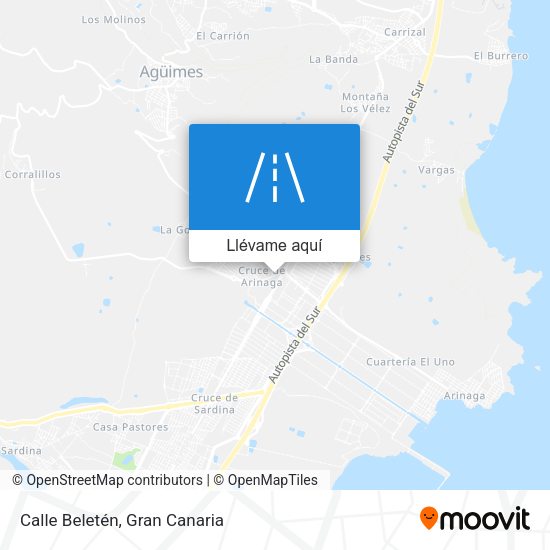 Mapa Calle Beletén