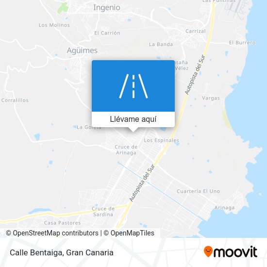 Mapa Calle Bentaiga