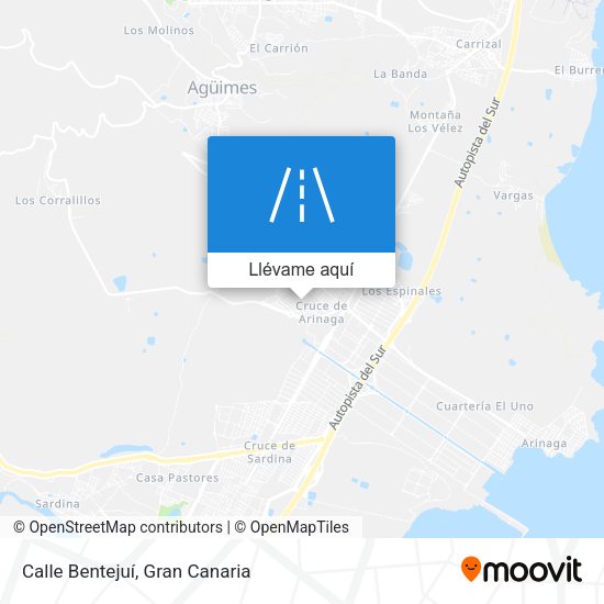 Mapa Calle Bentejuí