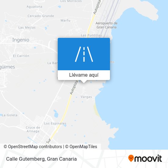 Mapa Calle Gutemberg