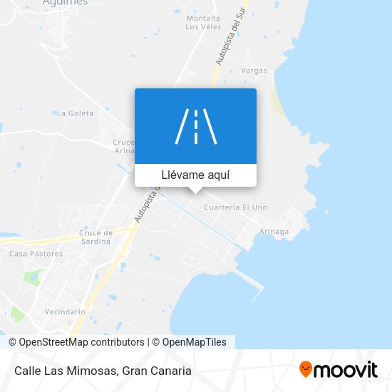 Mapa Calle Las Mimosas