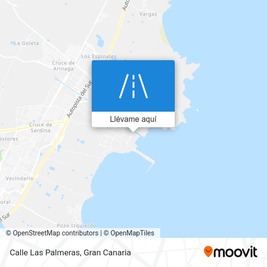 Mapa Calle Las Palmeras