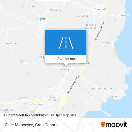 Mapa Calle Menceyes