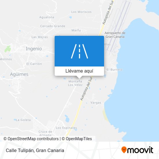 Mapa Calle Tulipán