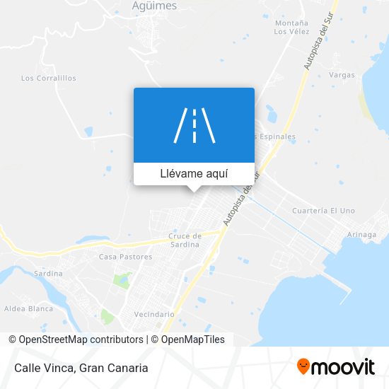 Mapa Calle Vinca