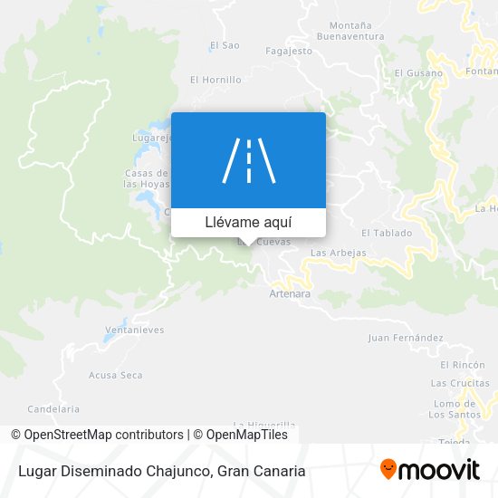 Mapa Lugar Diseminado Chajunco