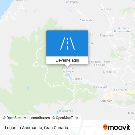 Mapa Lugar La Asomadita