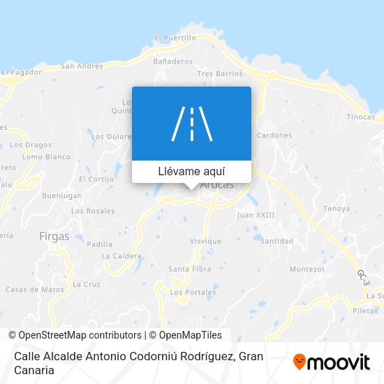 Mapa Calle Alcalde Antonio Codorniú Rodríguez