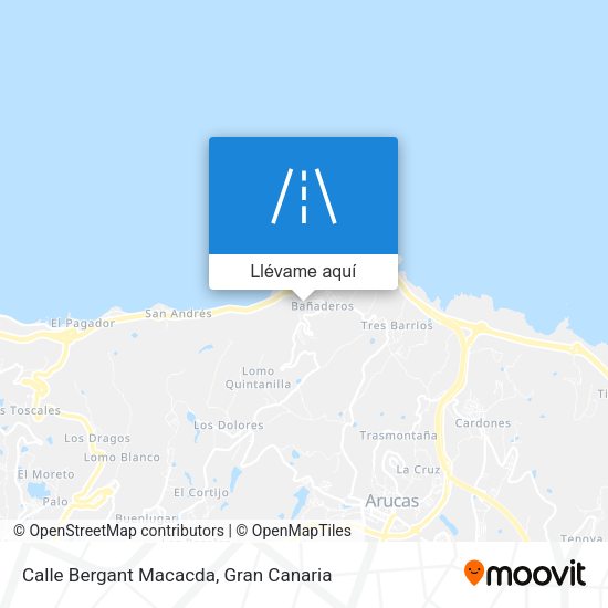 Mapa Calle Bergant Macacda