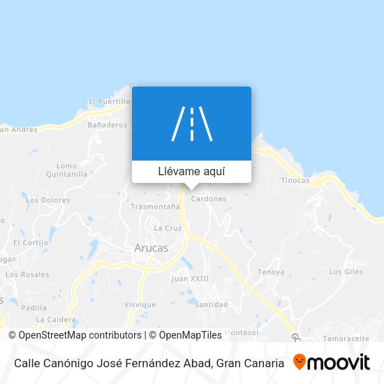 Mapa Calle Canónigo José Fernández Abad