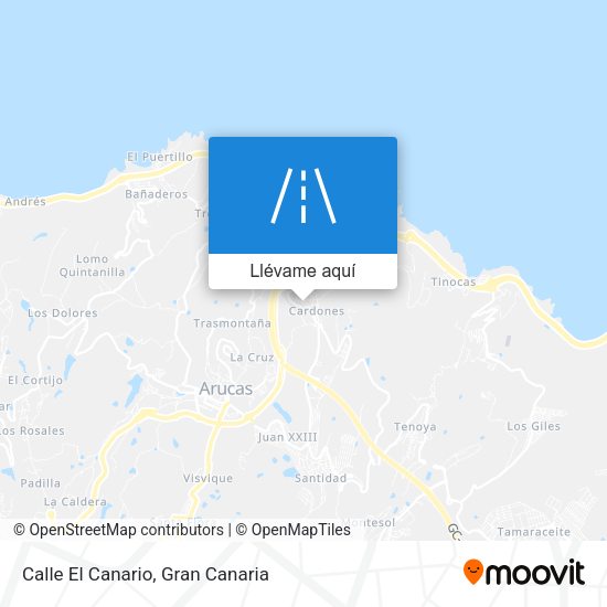 Mapa Calle El Canario