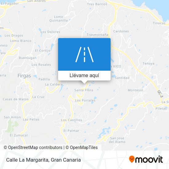 Mapa Calle La Margarita