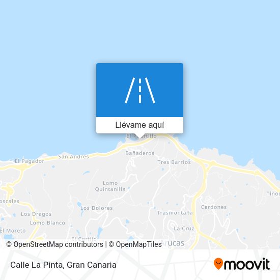 Mapa Calle La Pinta