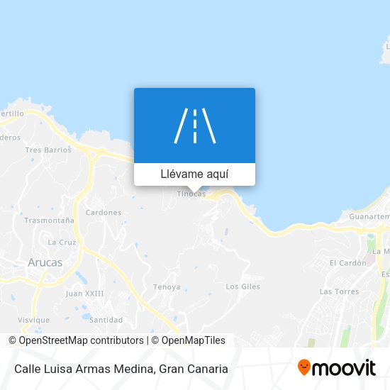 Mapa Calle Luisa Armas Medina
