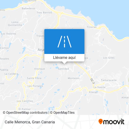 Mapa Calle Menorca