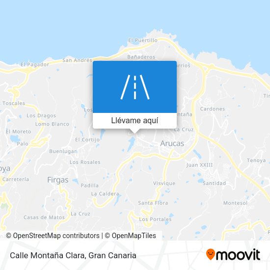 Mapa Calle Montaña Clara