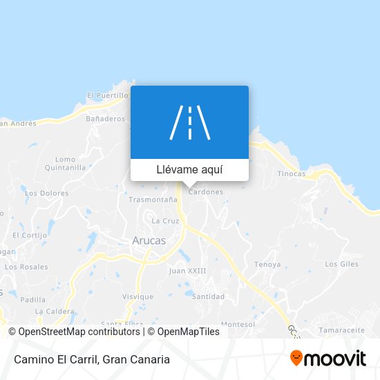 Mapa Camino El Carril