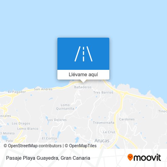 Mapa Pasaje Playa Guayedra