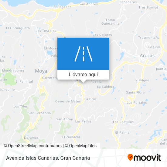 Mapa Avenida Islas Canarias