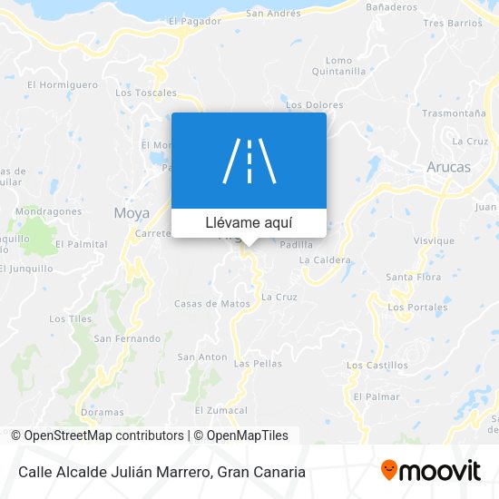 Mapa Calle Alcalde Julián Marrero