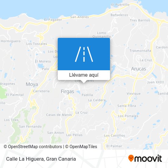 Mapa Calle La Higuera